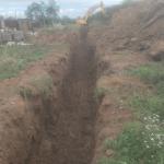 Замена аварийного участка водопровода в п. Токи